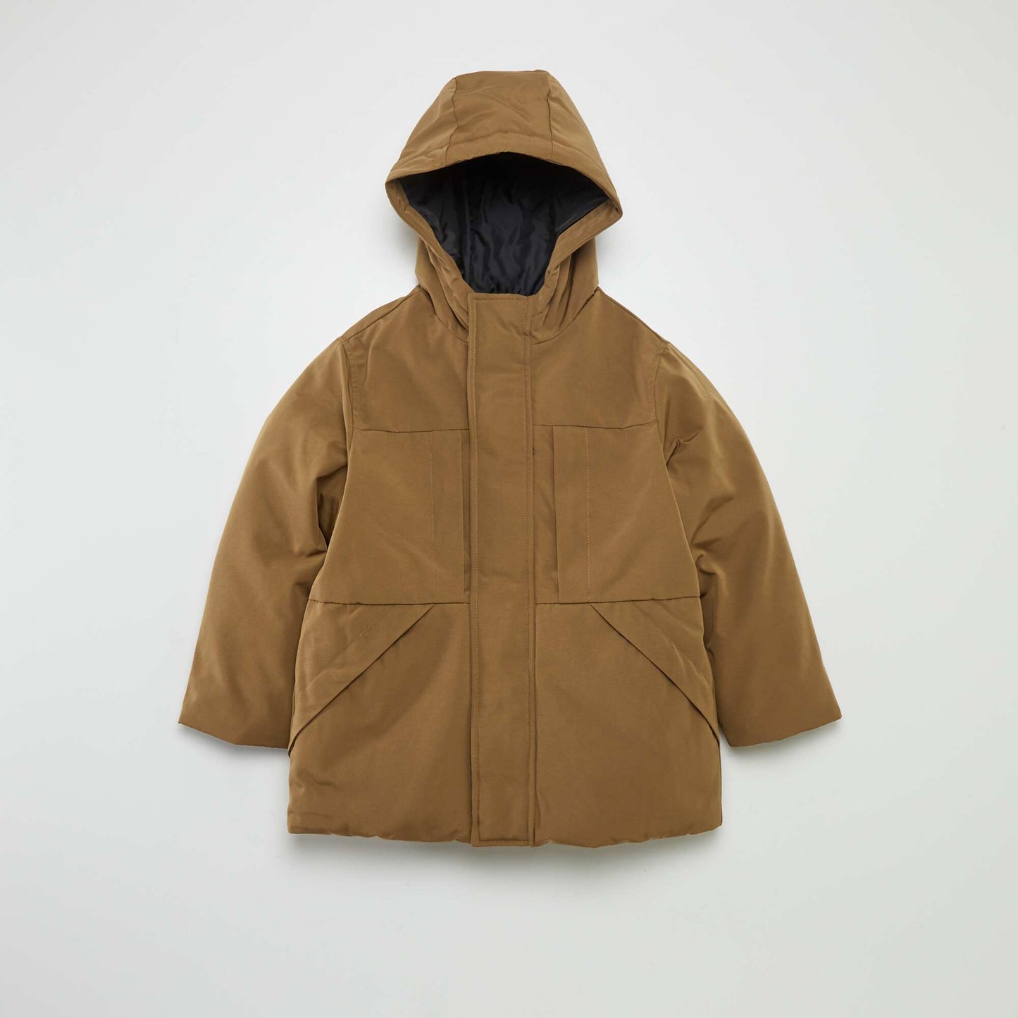 Hooded parka BEIGE