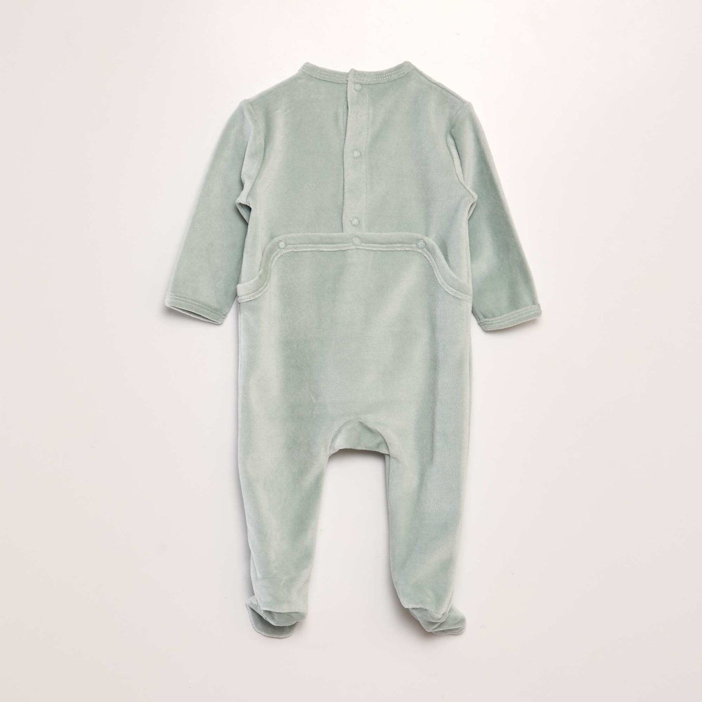 Velour sleepsuit GREEN