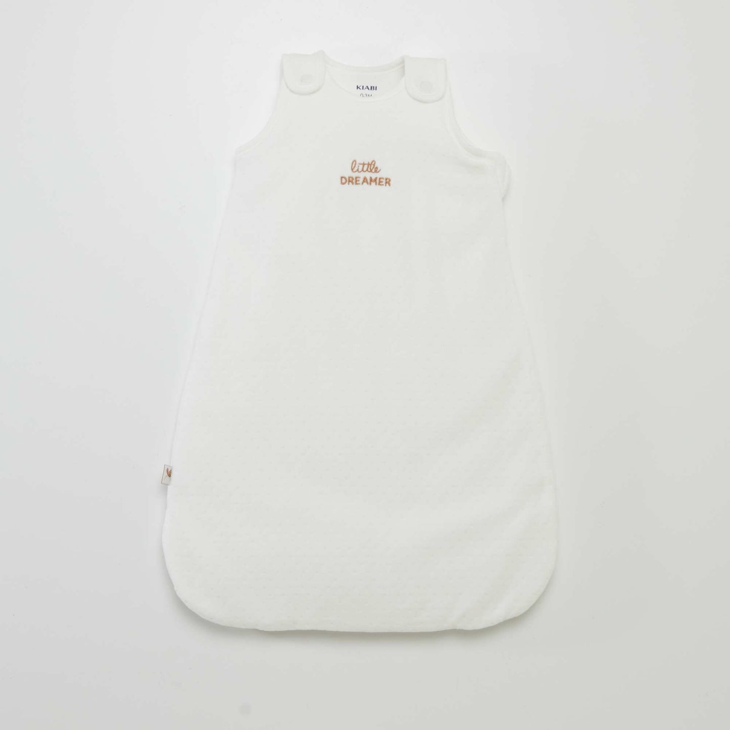 Warm patterned baby sleeping bag TOG 2.5 WHITE