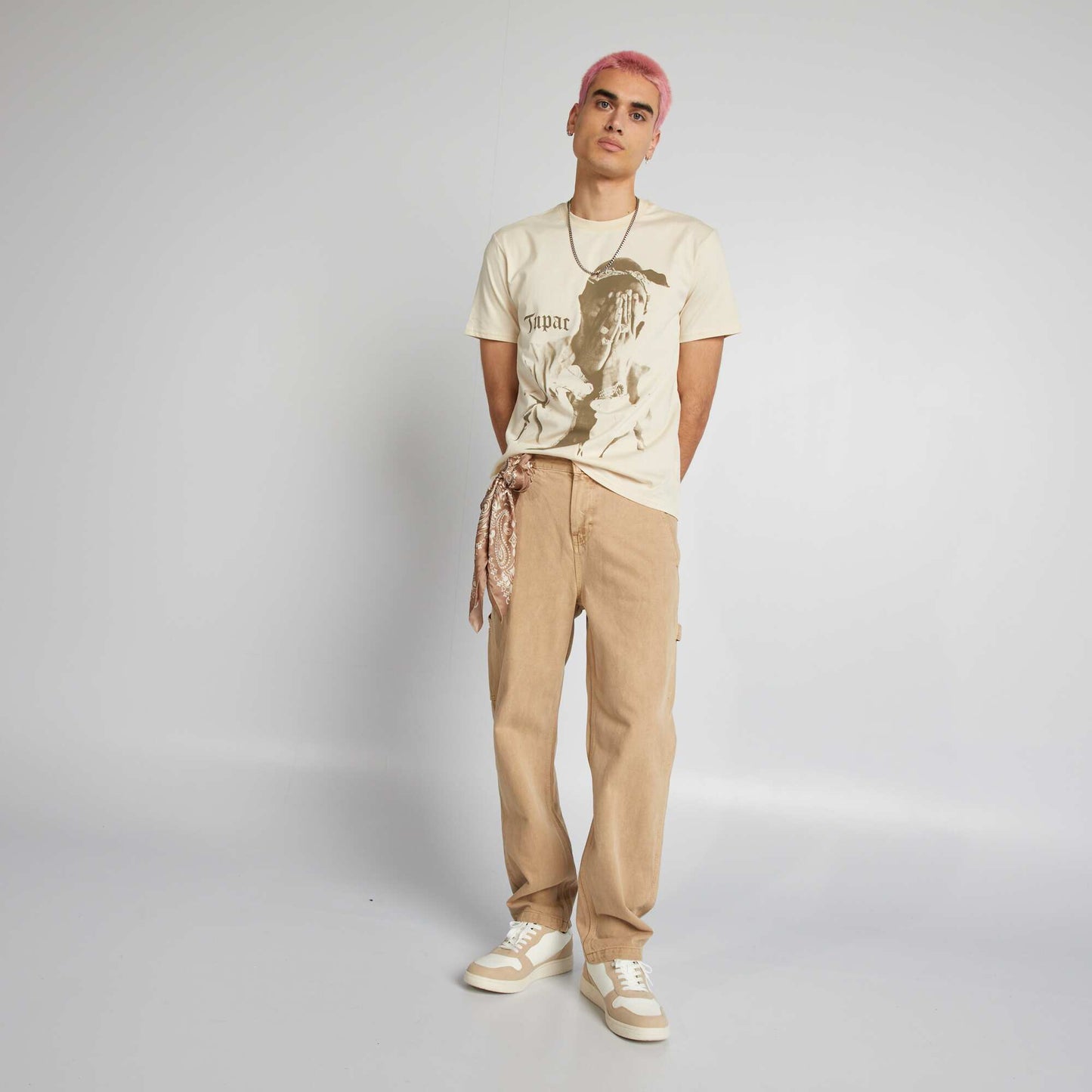 تي شيرت توباك BEIGE
