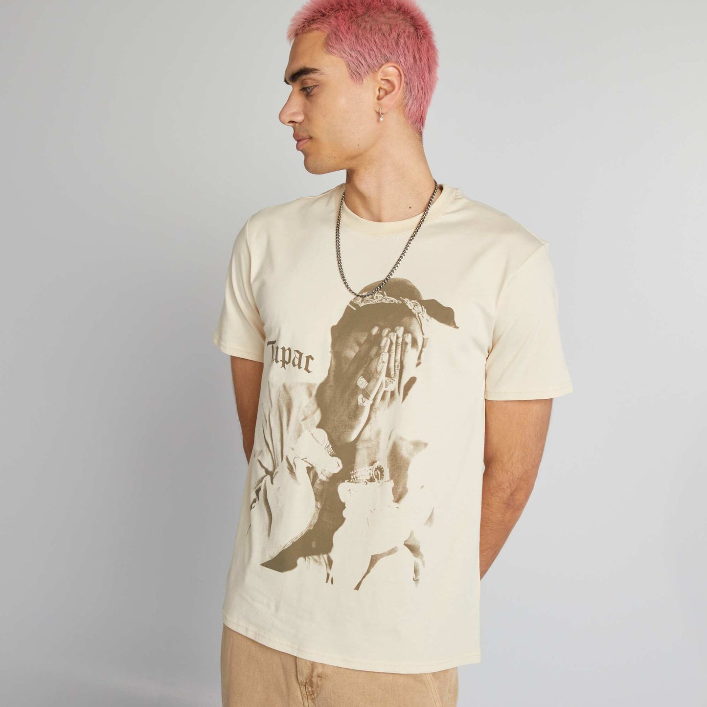تي شيرت توباك BEIGE