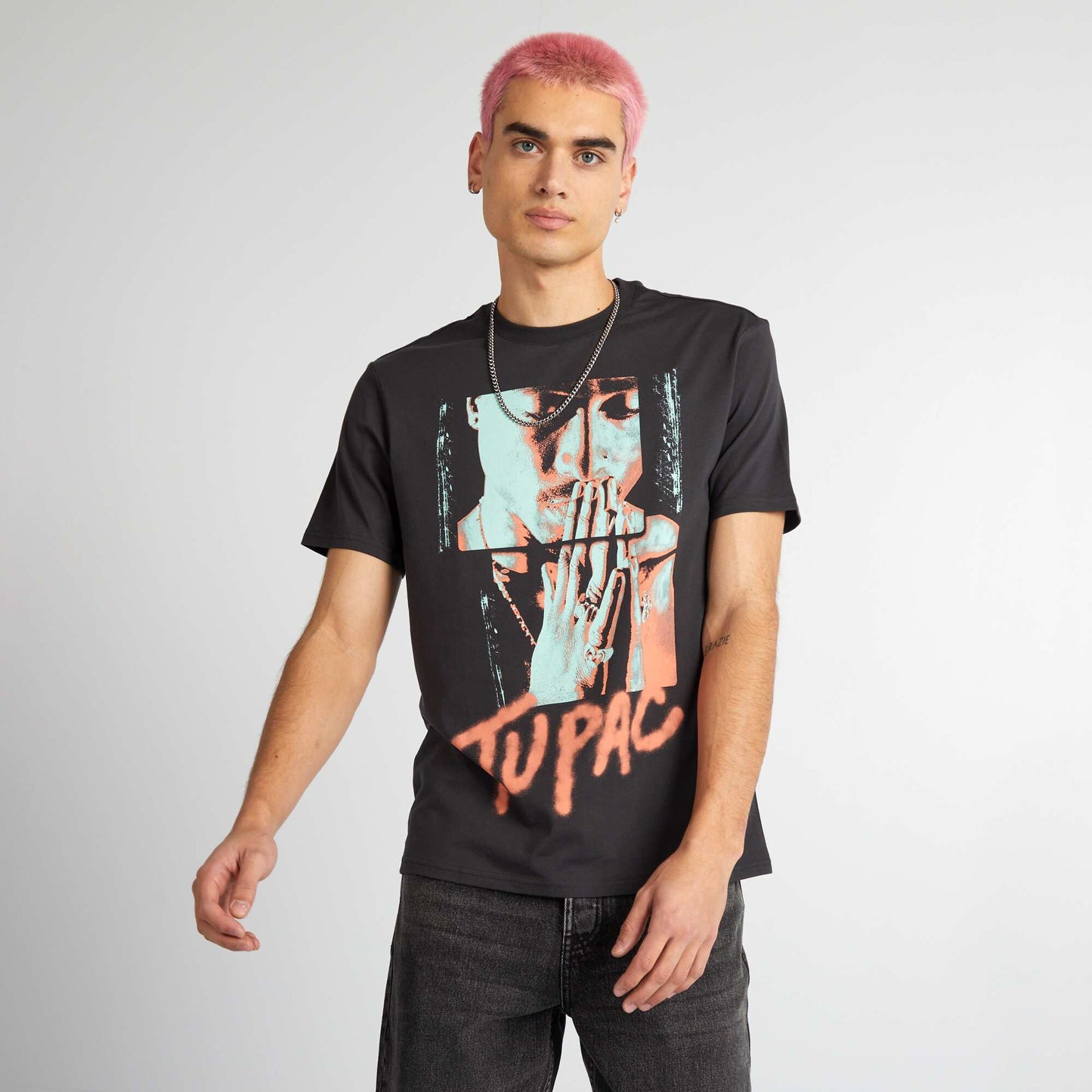 Tupac T-shirt BLACK