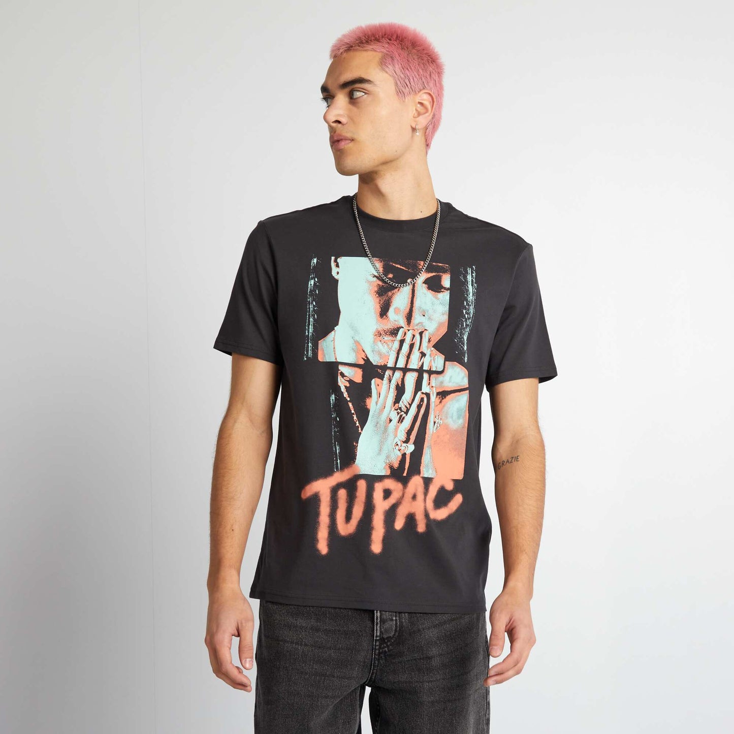Tupac T-shirt BLACK