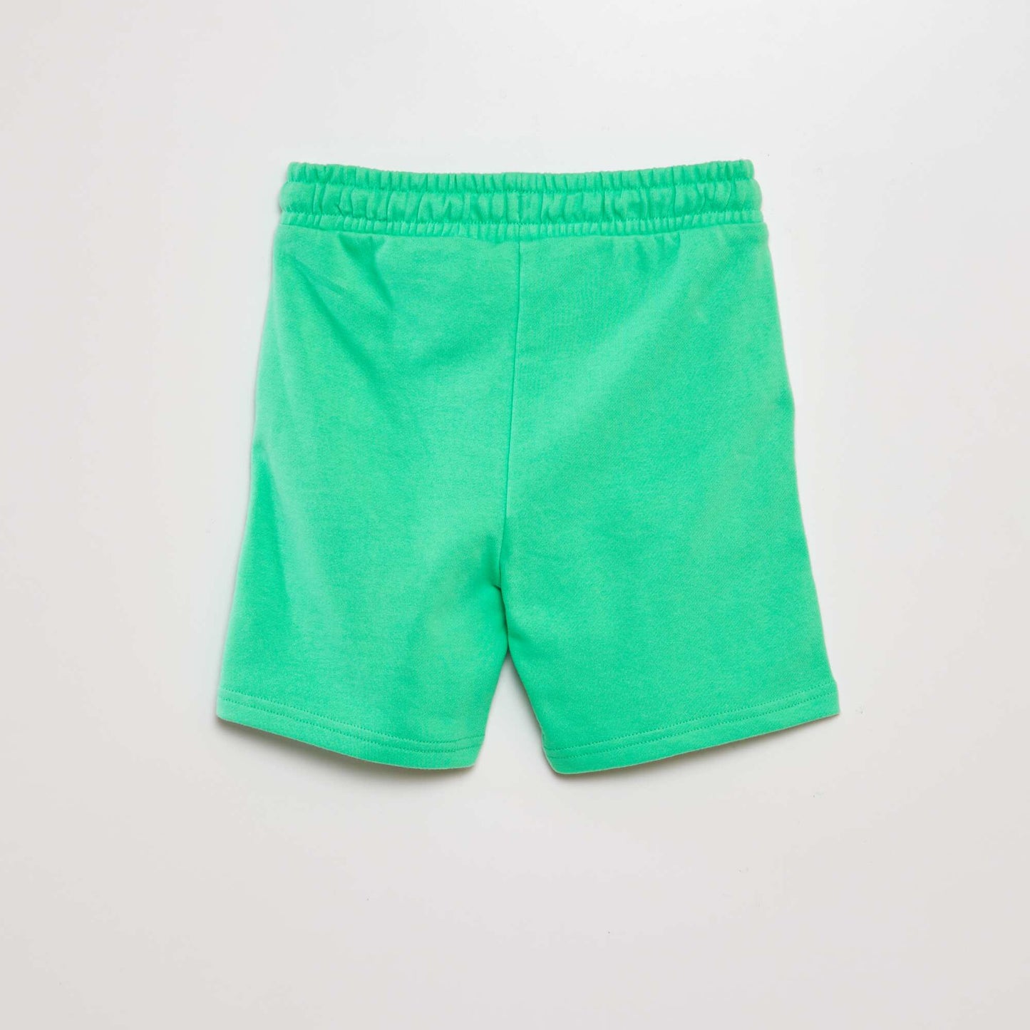 Fine sweatshirt fabric shorts GREEN