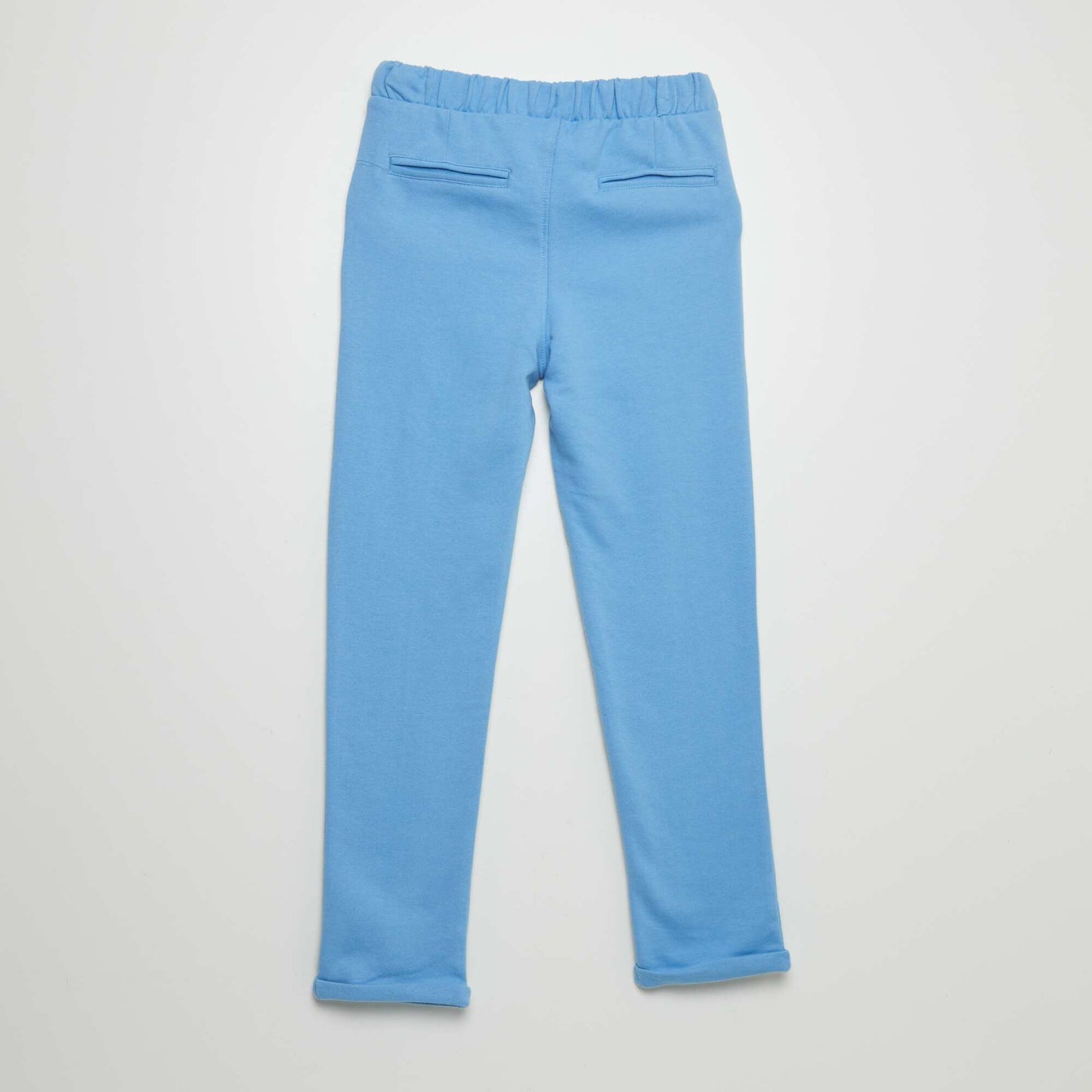 Lightweight sweatshirt fabric trousers BLUE