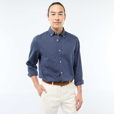 Regular-fit Oxford shirt BLUE