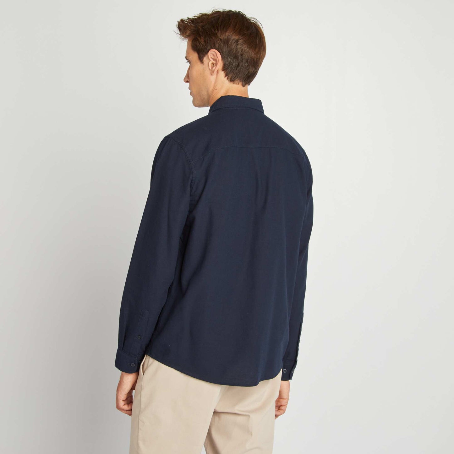 Regular-fit Oxford shirt BLUE