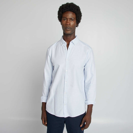 Regular-fit Oxford shirt BLUE