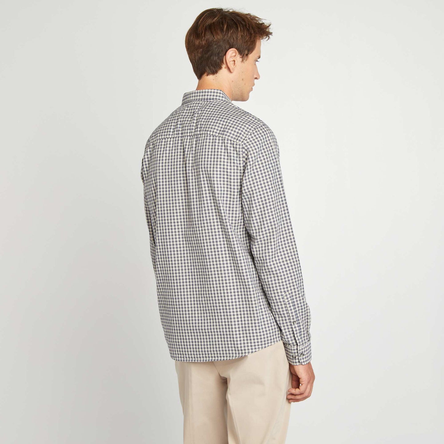 Checked shirt BLUE