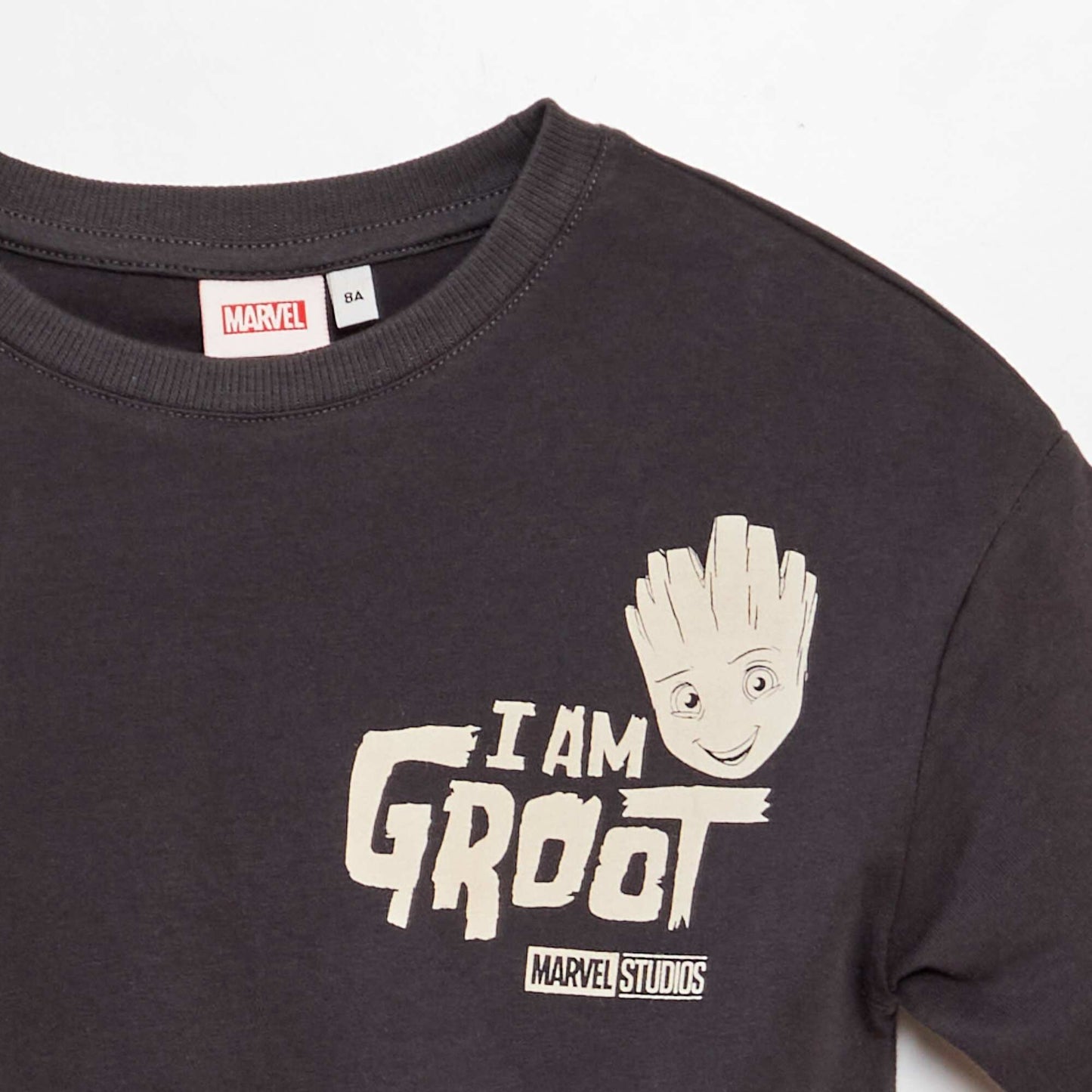 'Marvel' 'Groot' jersey T-shirt BLACK