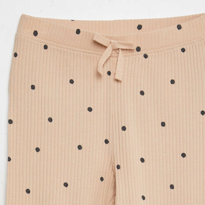 بنطال مضلعة بلون بني فاتح