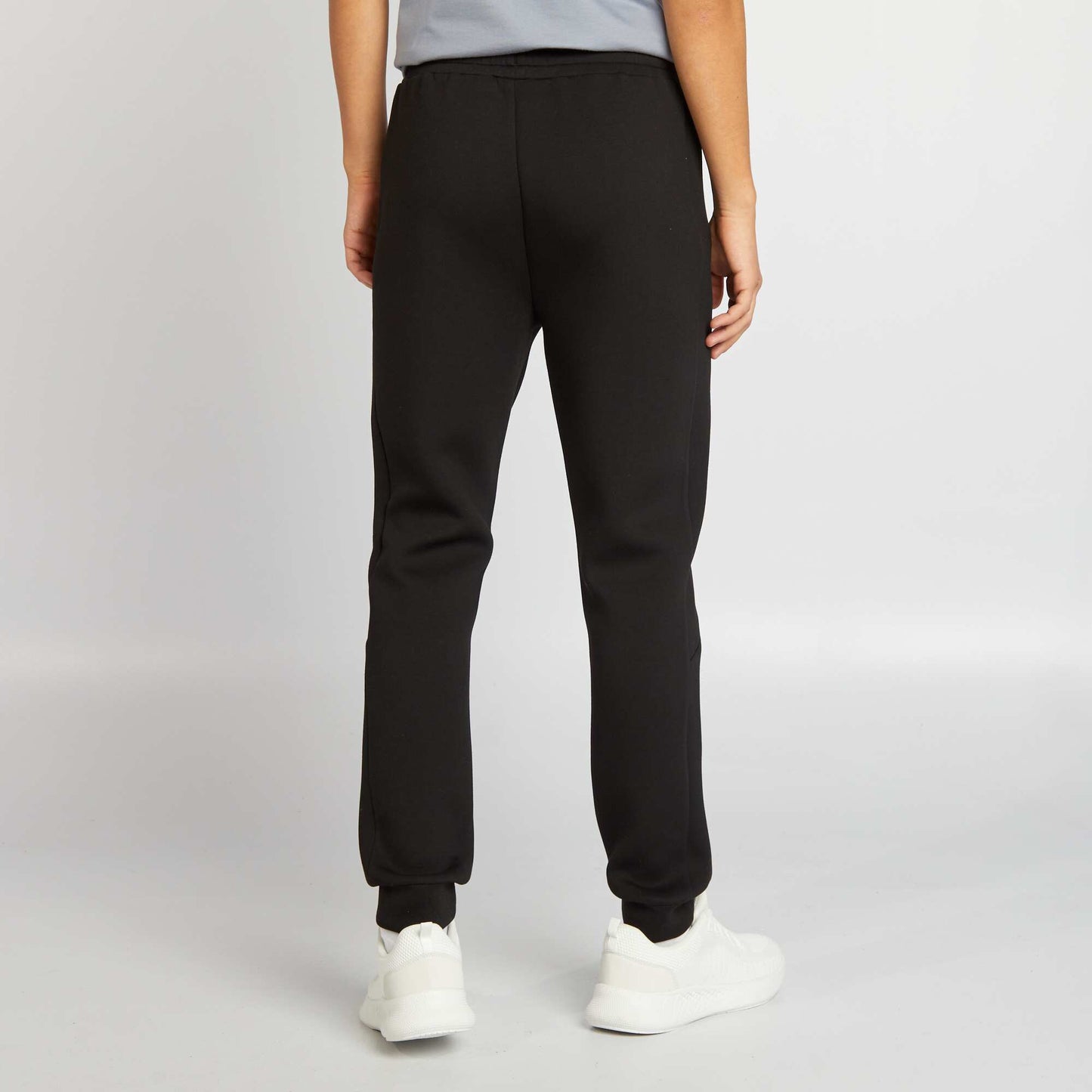 Joggers with contrasting details black