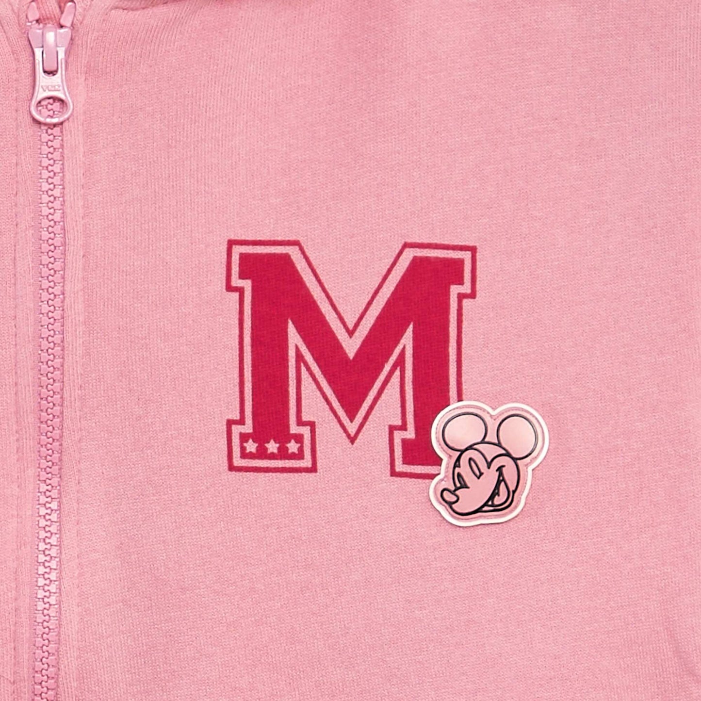 Disney Mickey Mouse zip-up hoodie PINK