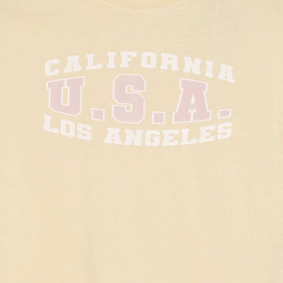 Short-sleeved printed T-shirt WHITE