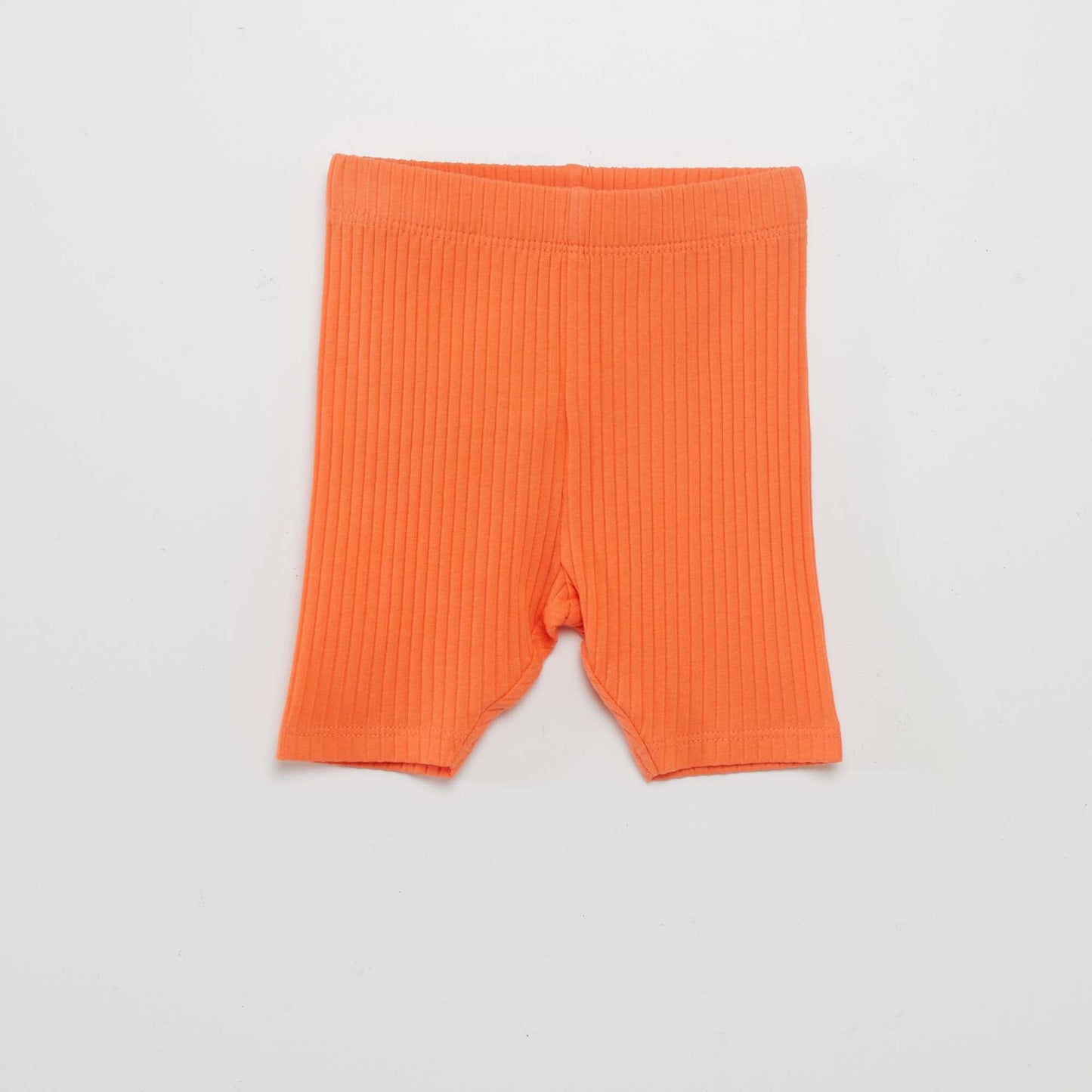 Pack of 2 pairs of cycling shorts ORANGE