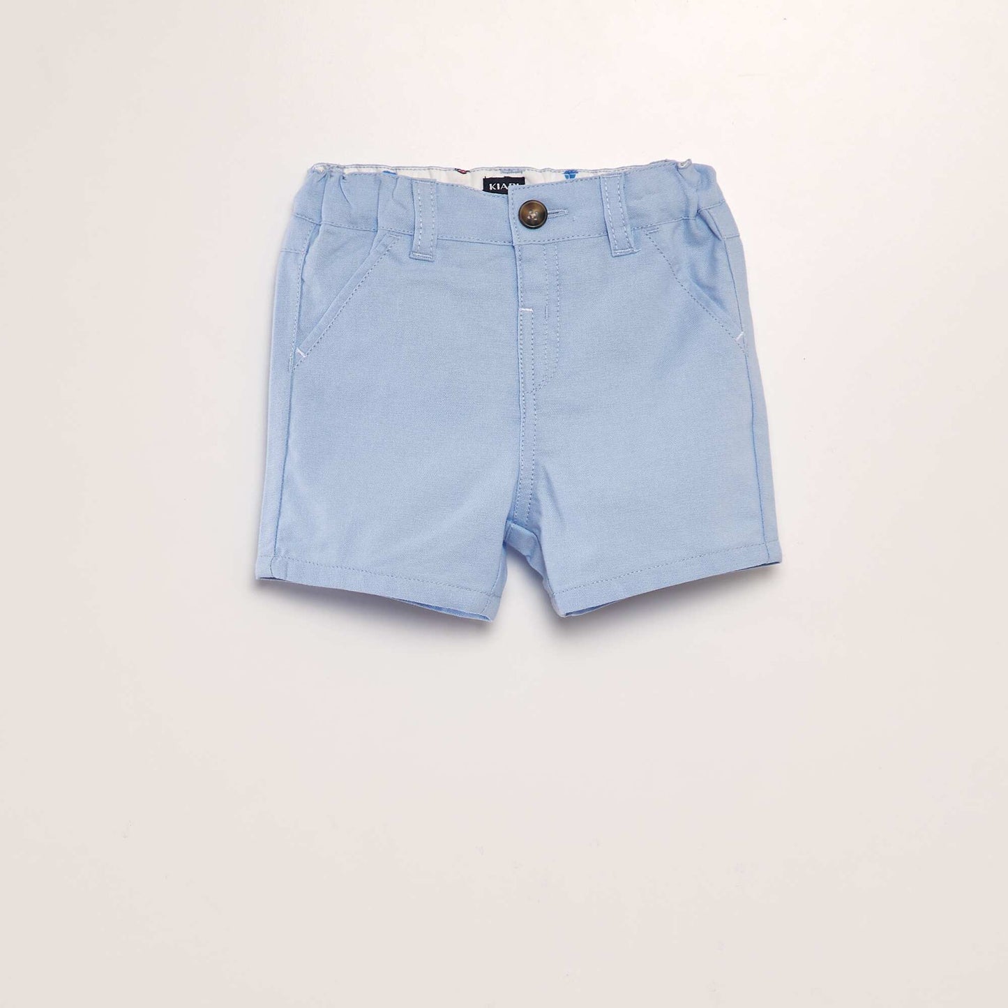 Cotton chino shorts BLUE