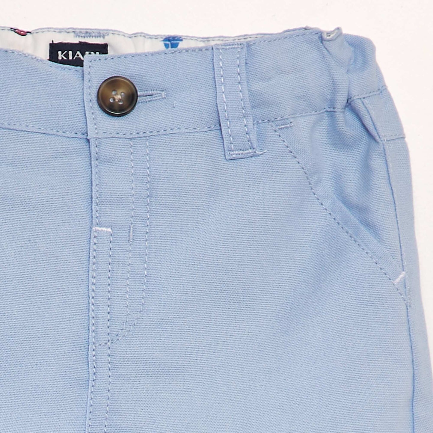 Cotton chino shorts BLUE