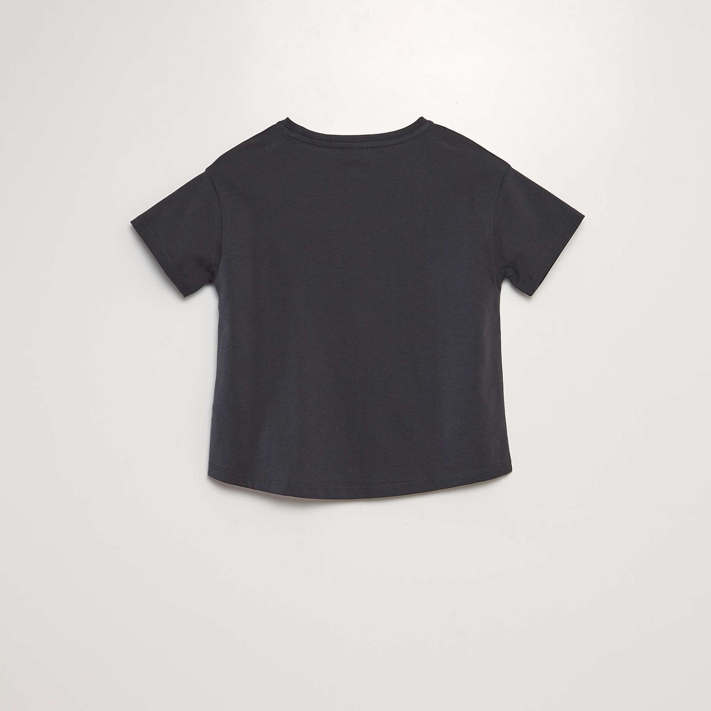 Loose-fit Stitch T-shirt with round neckline GREY