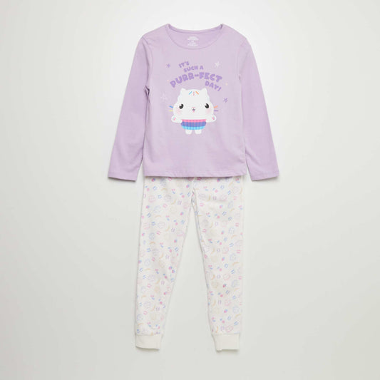 'Gabby and the Magic House' printed pajama  - 2 pieces PURPLE