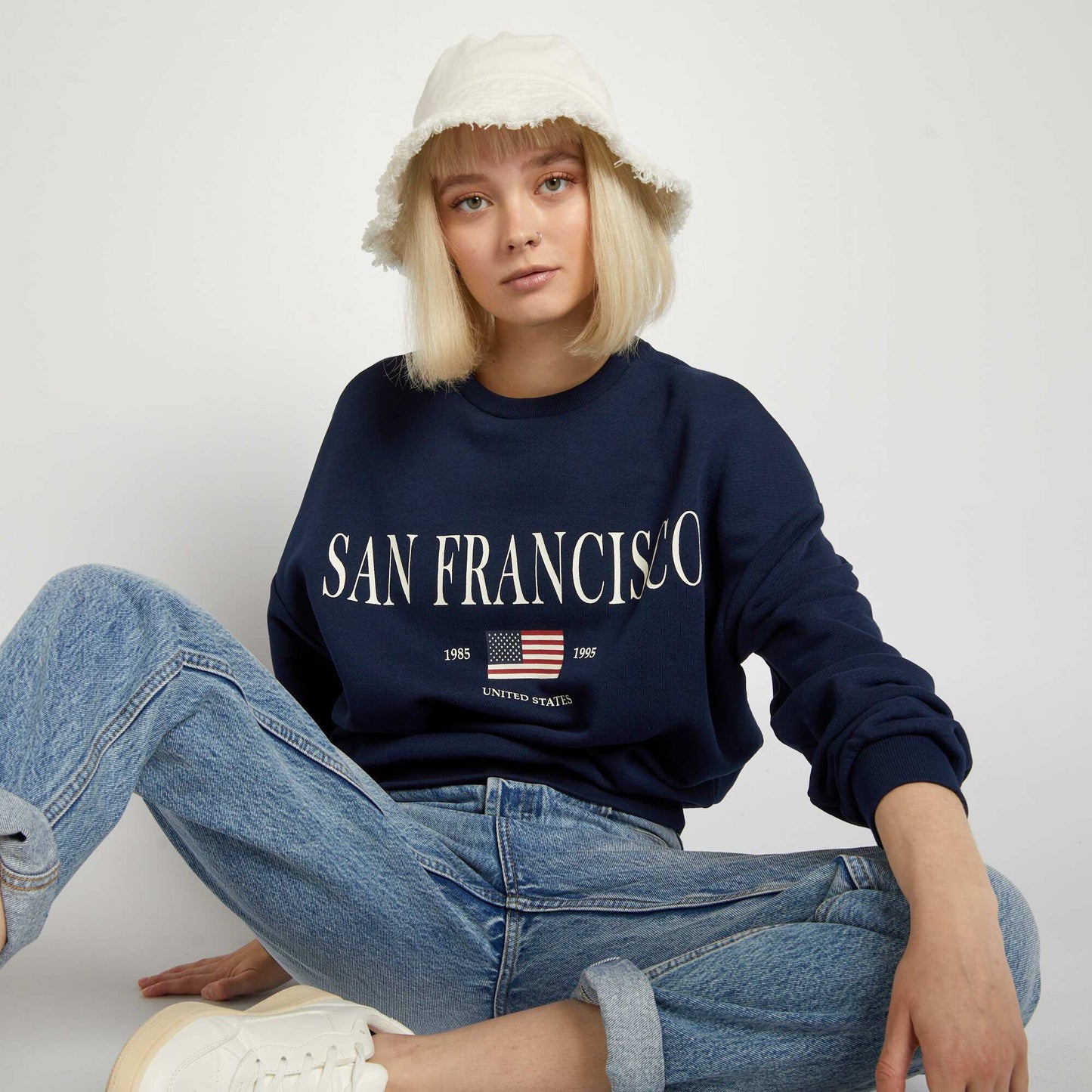 San Francisco sweatshirt BLUE