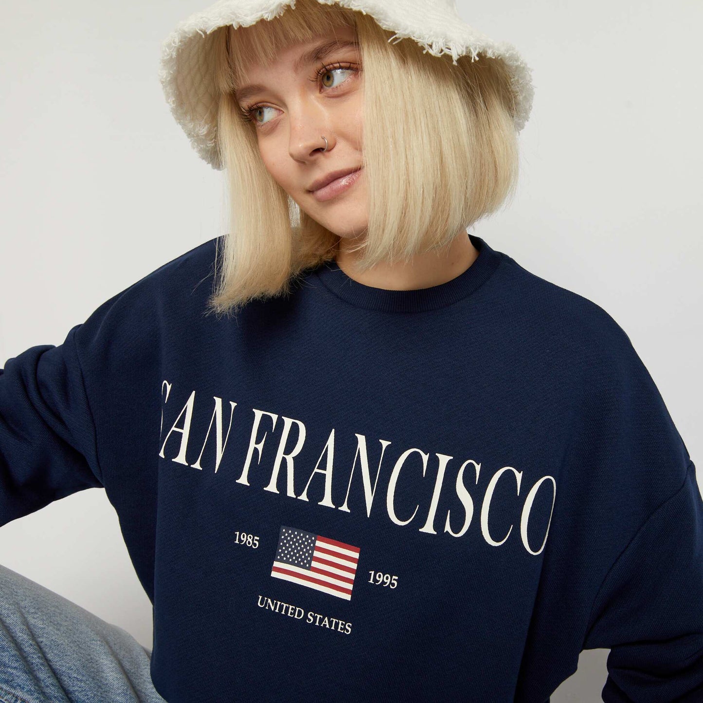 San Francisco sweatshirt BLUE