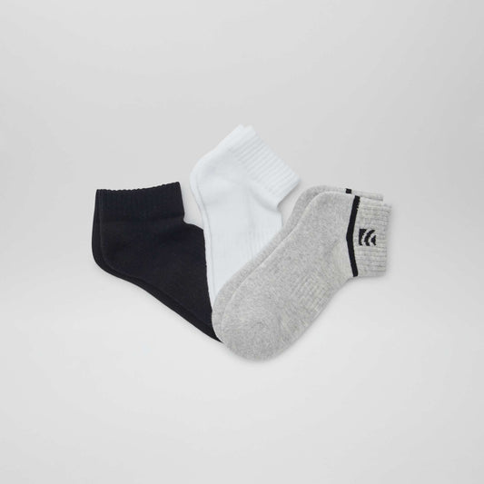 Short sports socks WHITE