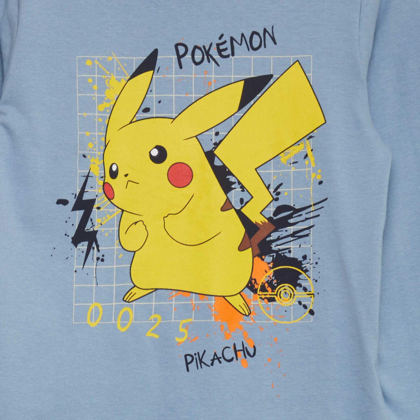 Pikachu pyjama set GREY