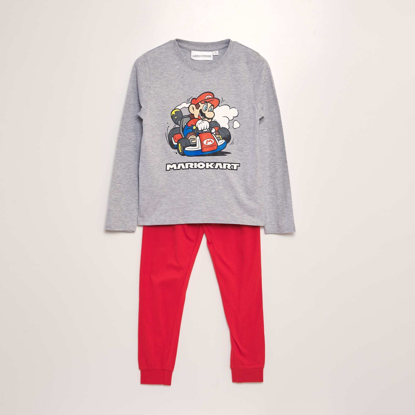 Mario T-shirt and trousers pyjama set - 2-piece set GREY