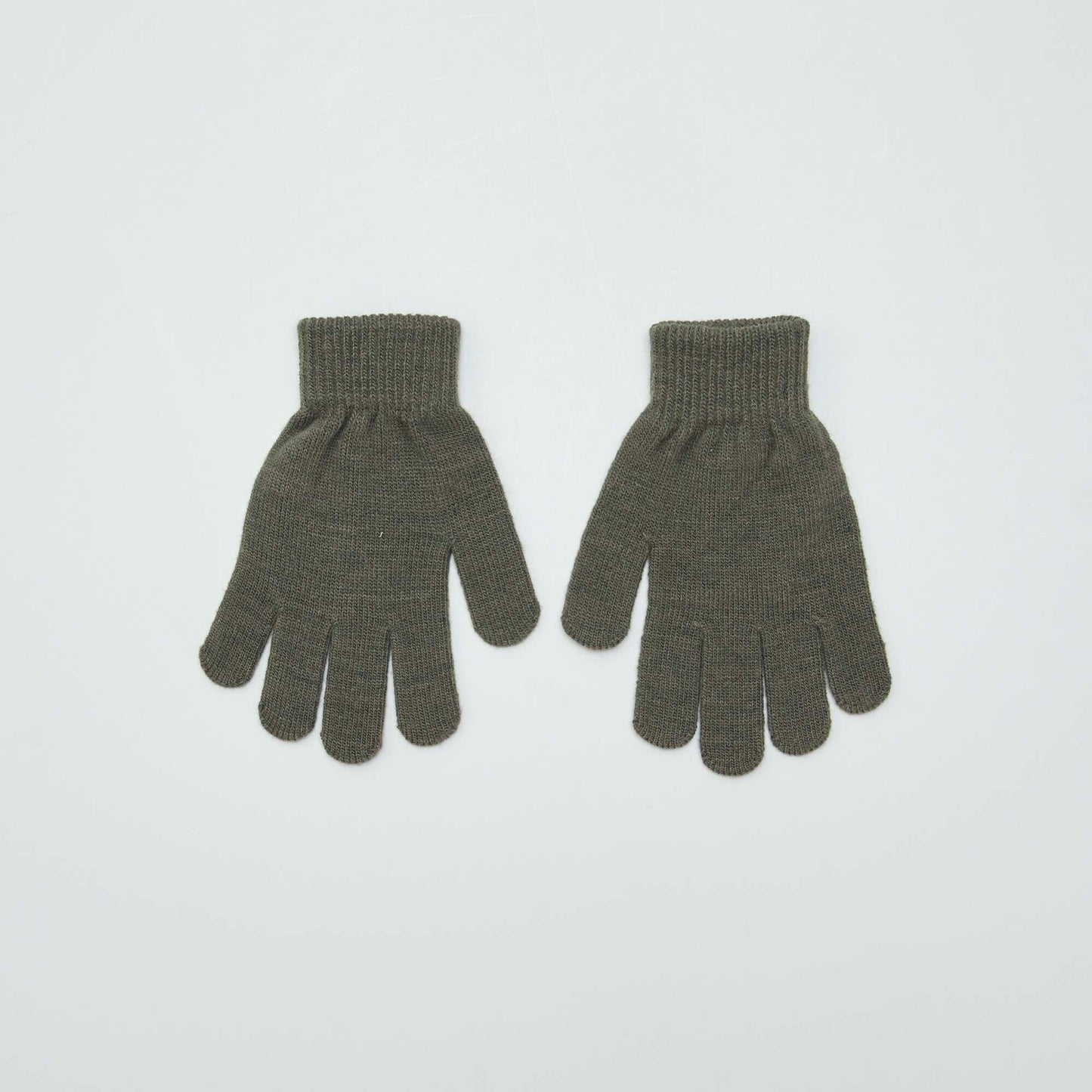 Pack of 2 pairs of gloves KHAKI