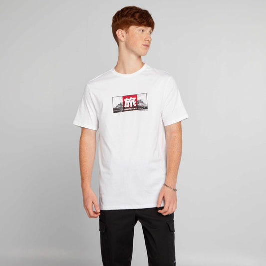 Printed T-shirt WHITE