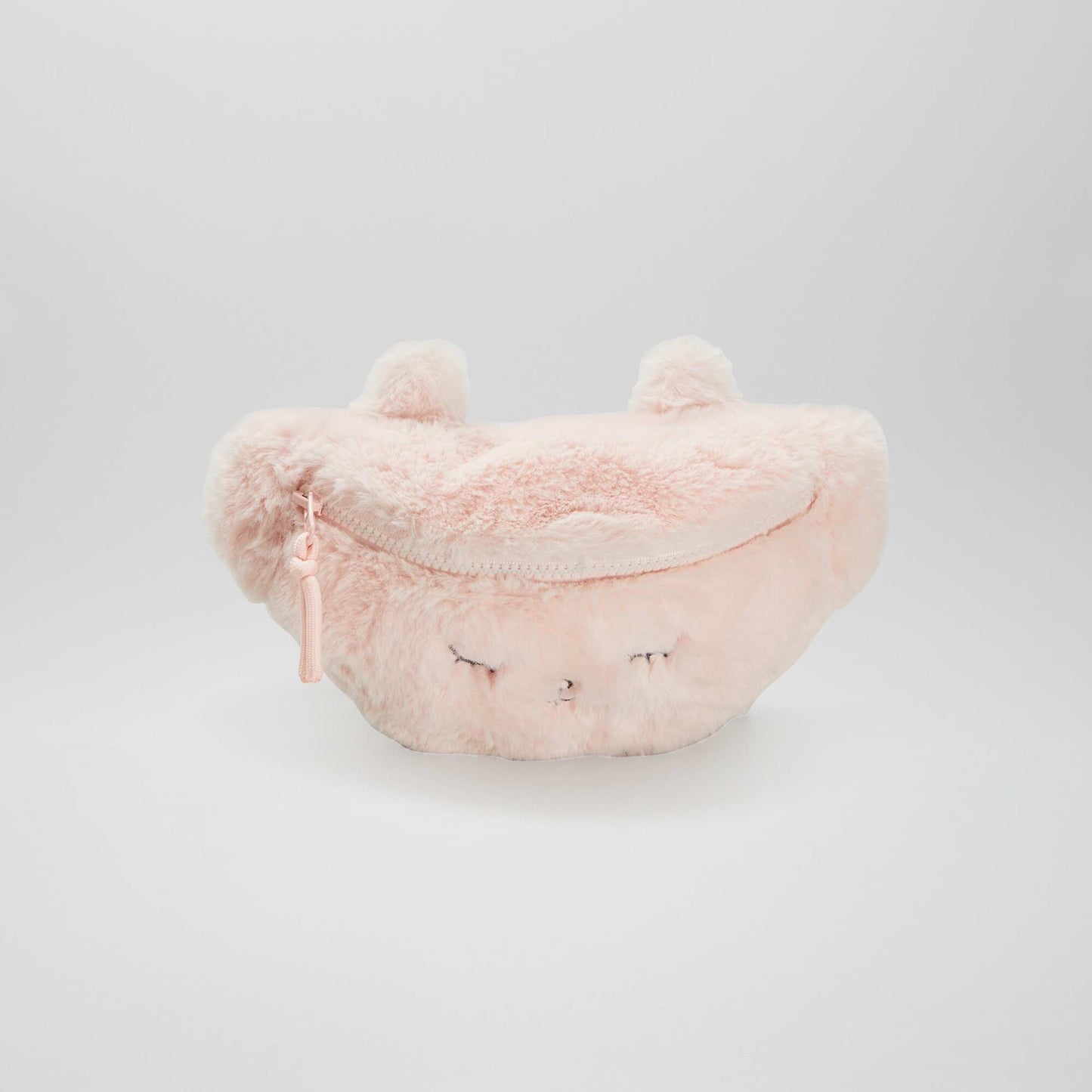 Faux fur waist bag PINK