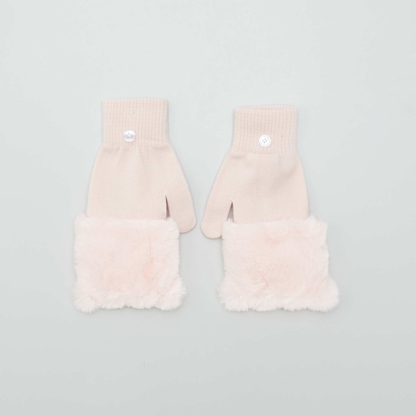 Cat knitted gloves PINK