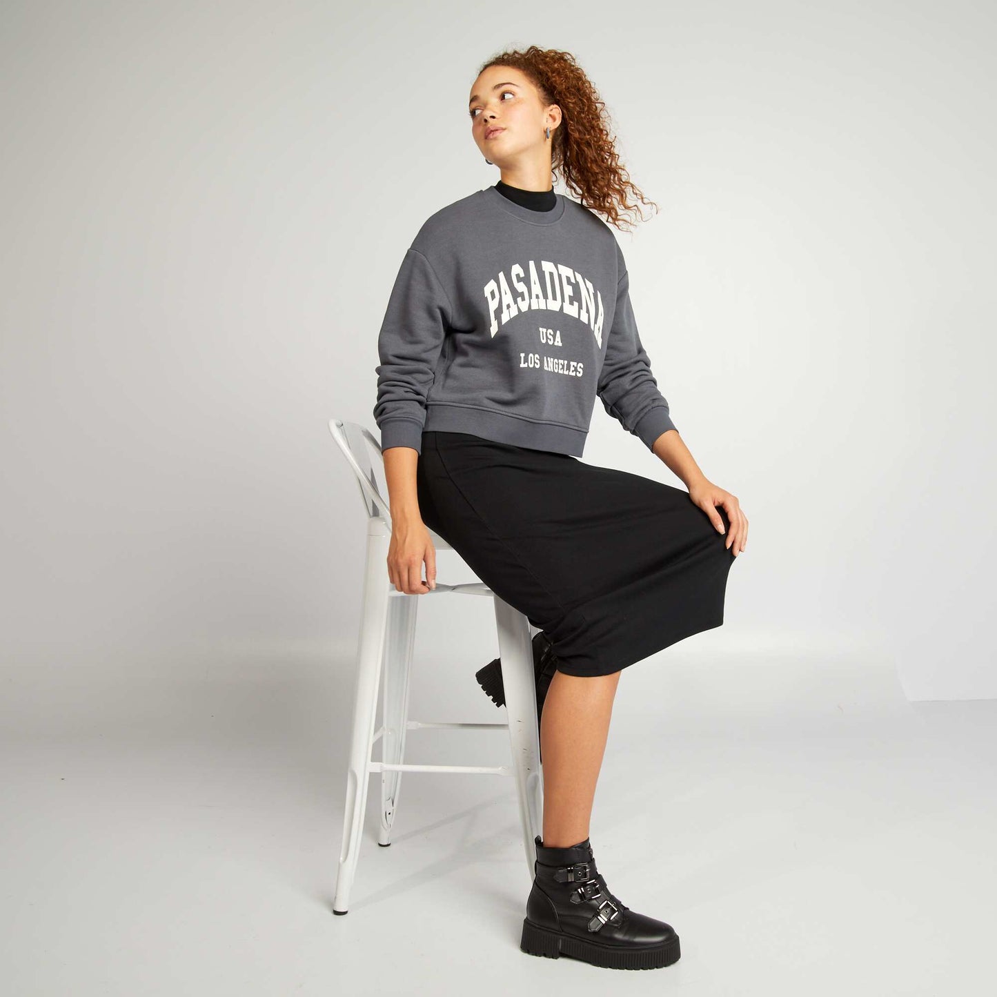 Sweatshirt fabric sweater GREY