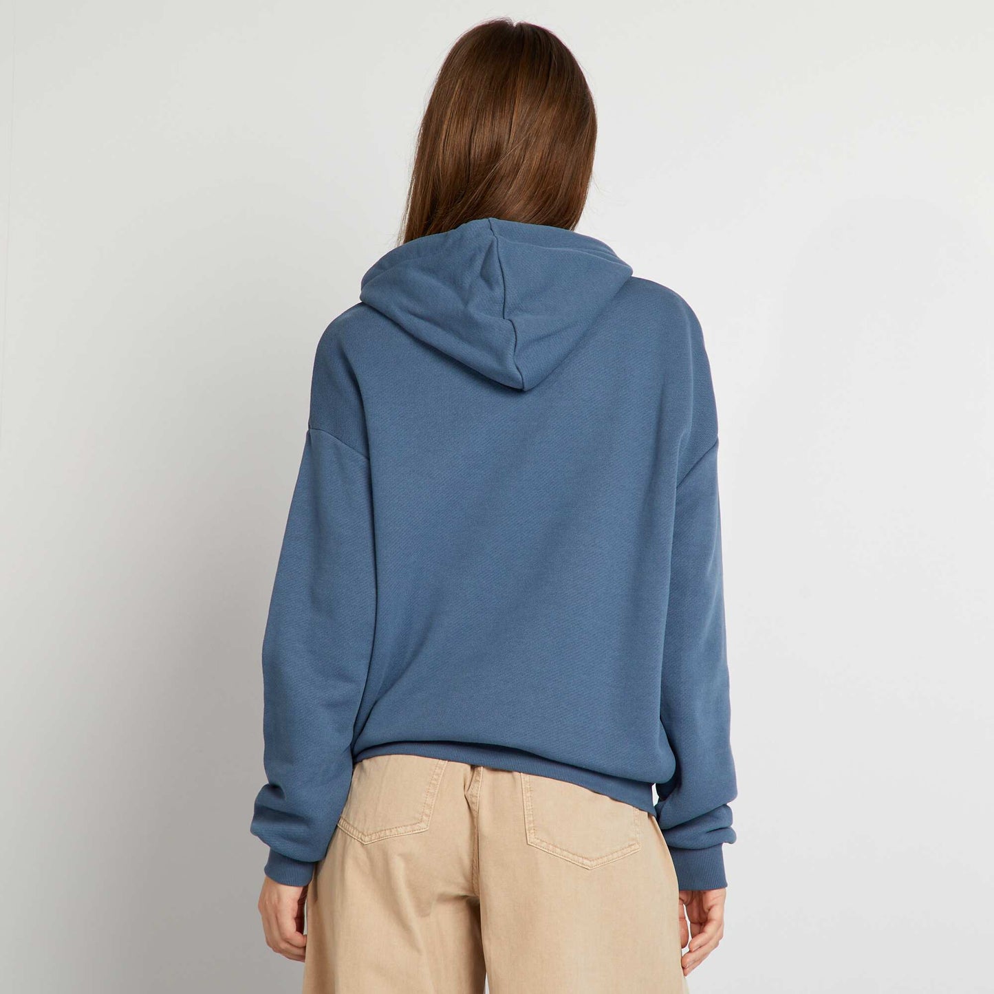 US-style hoodie BLUE