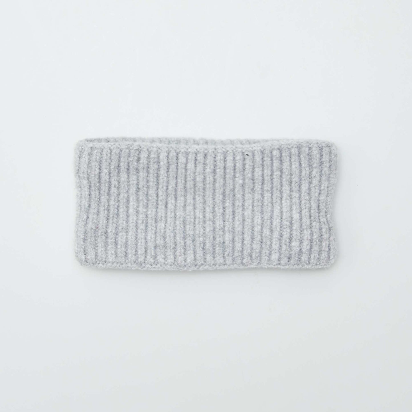 Double fleece hat and snood set GREY