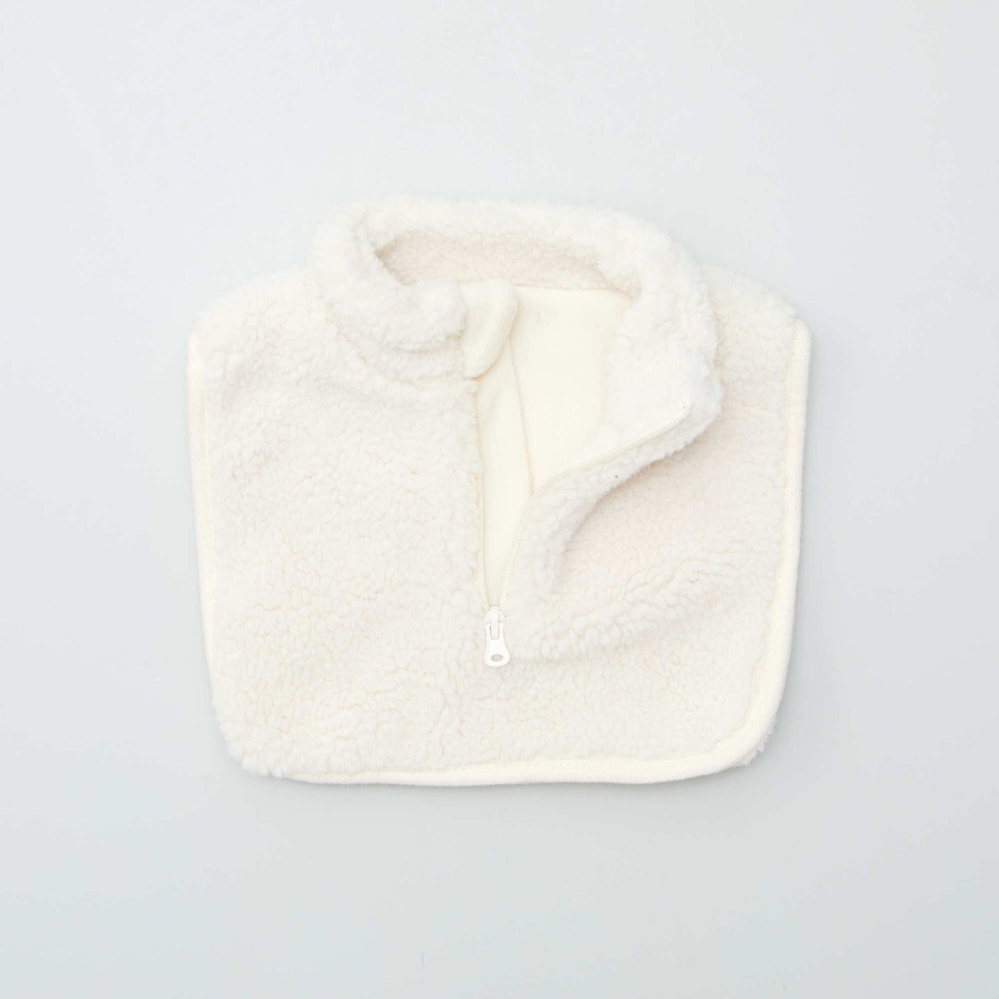 Sherpa fleece lined snood beige