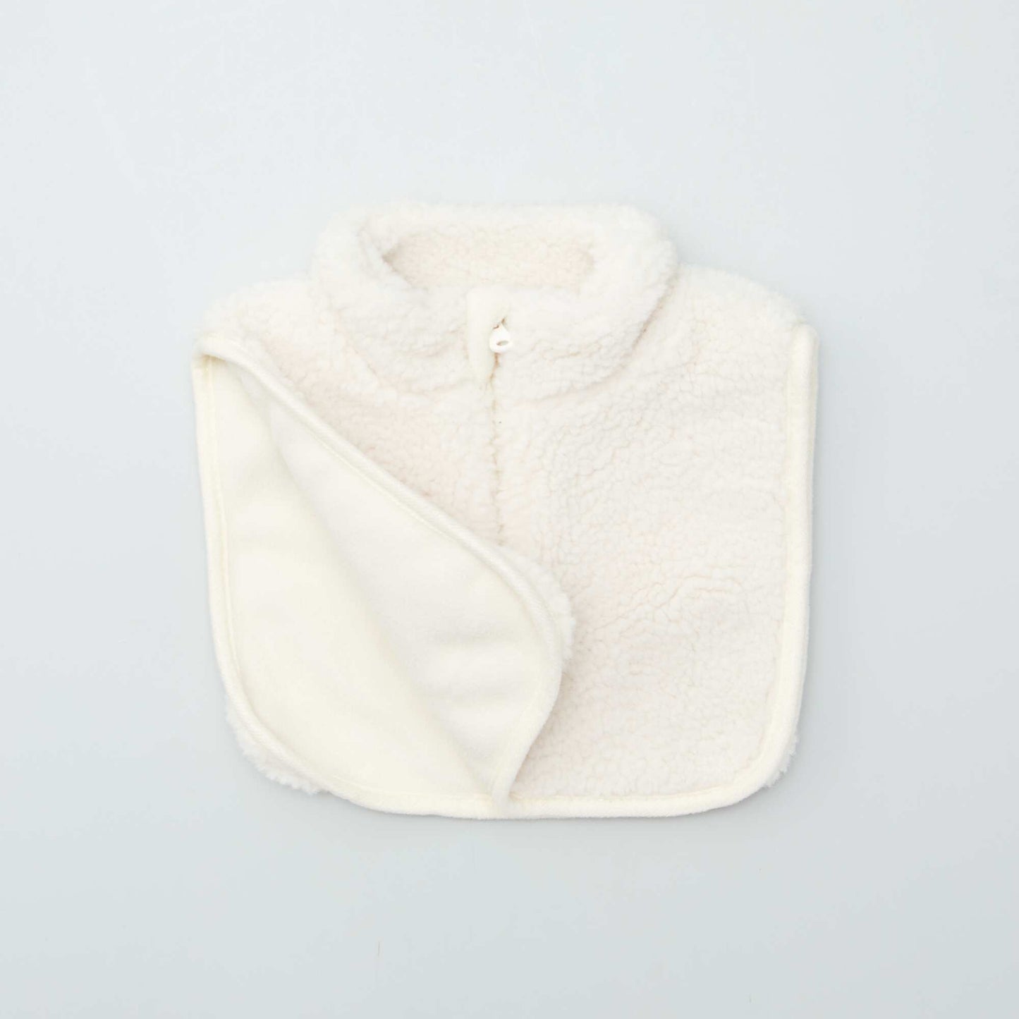 Sherpa fleece lined snood beige