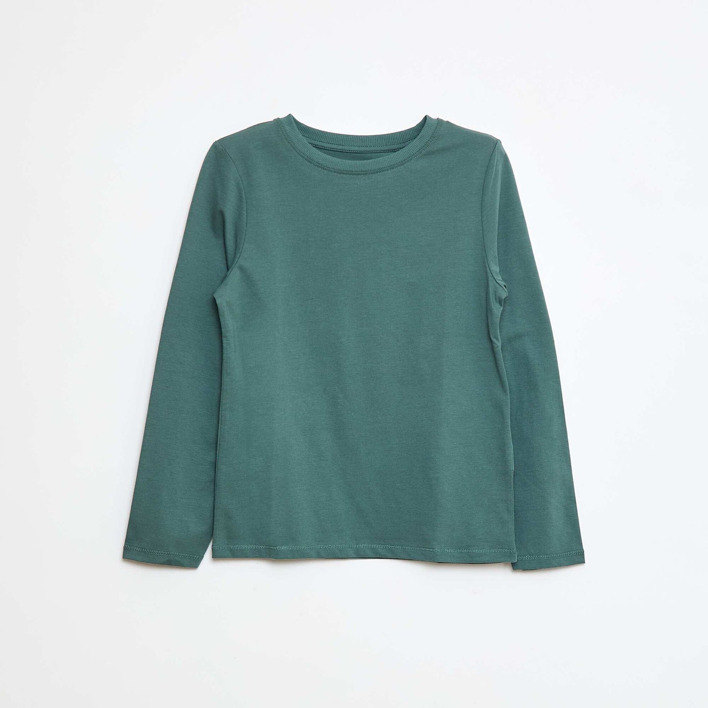 Basic long-sleeved T-shirt GREEN