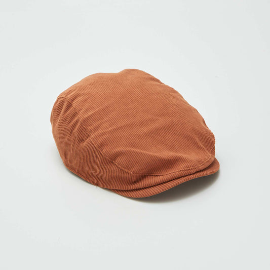 Baker boy-style cap BROWN