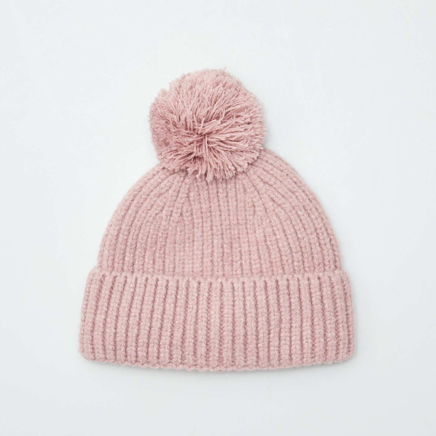 Double fleece hat + snood set PINK