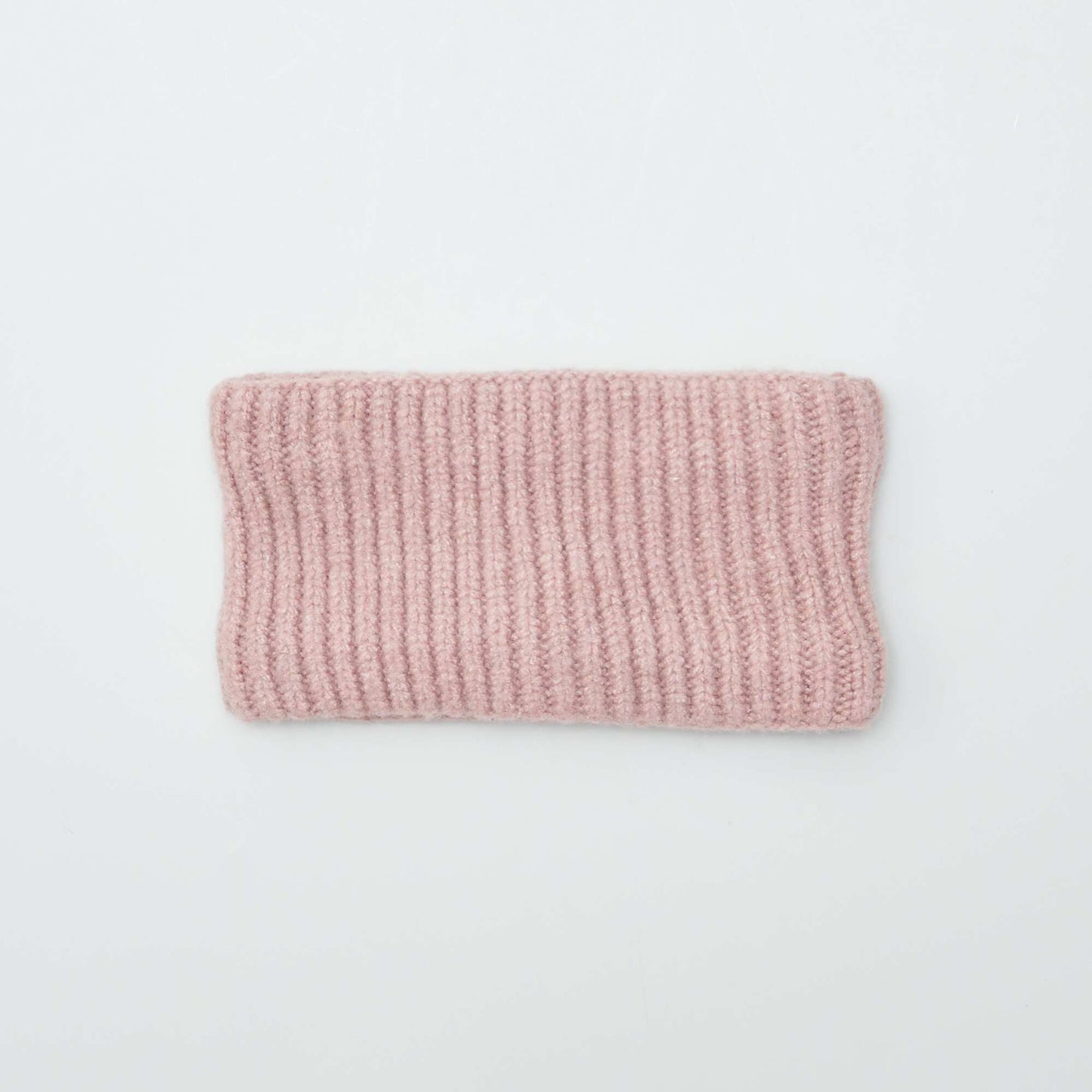 Double fleece hat + snood set PINK