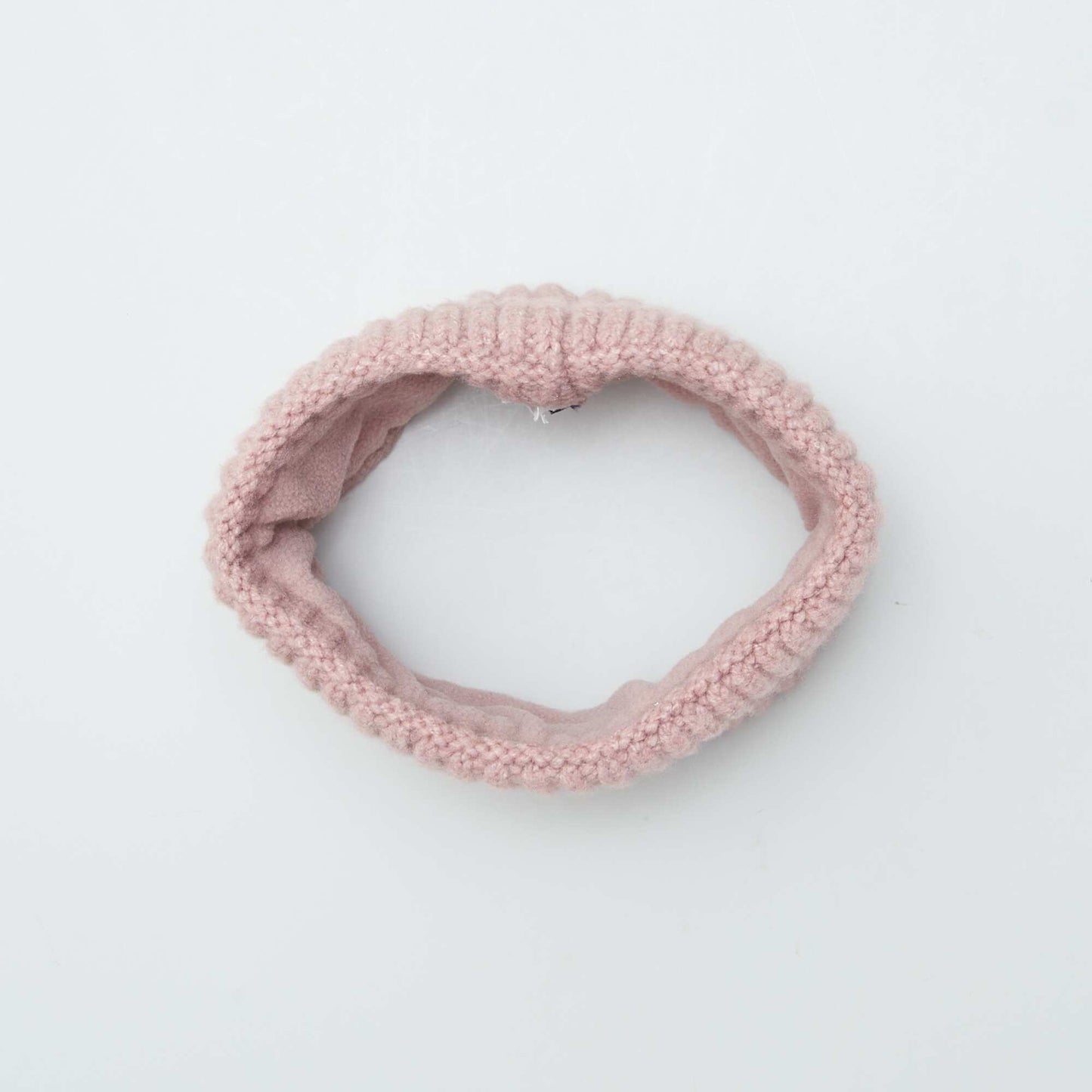 Double fleece hat + snood set PINK