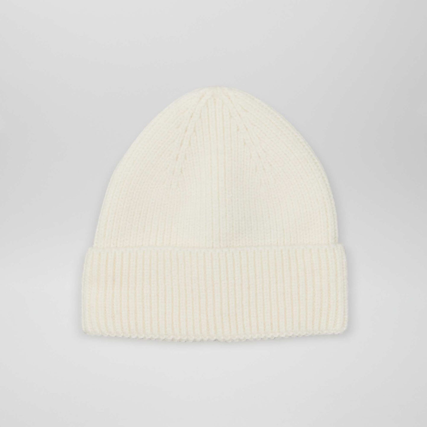 Knit hat WHITE