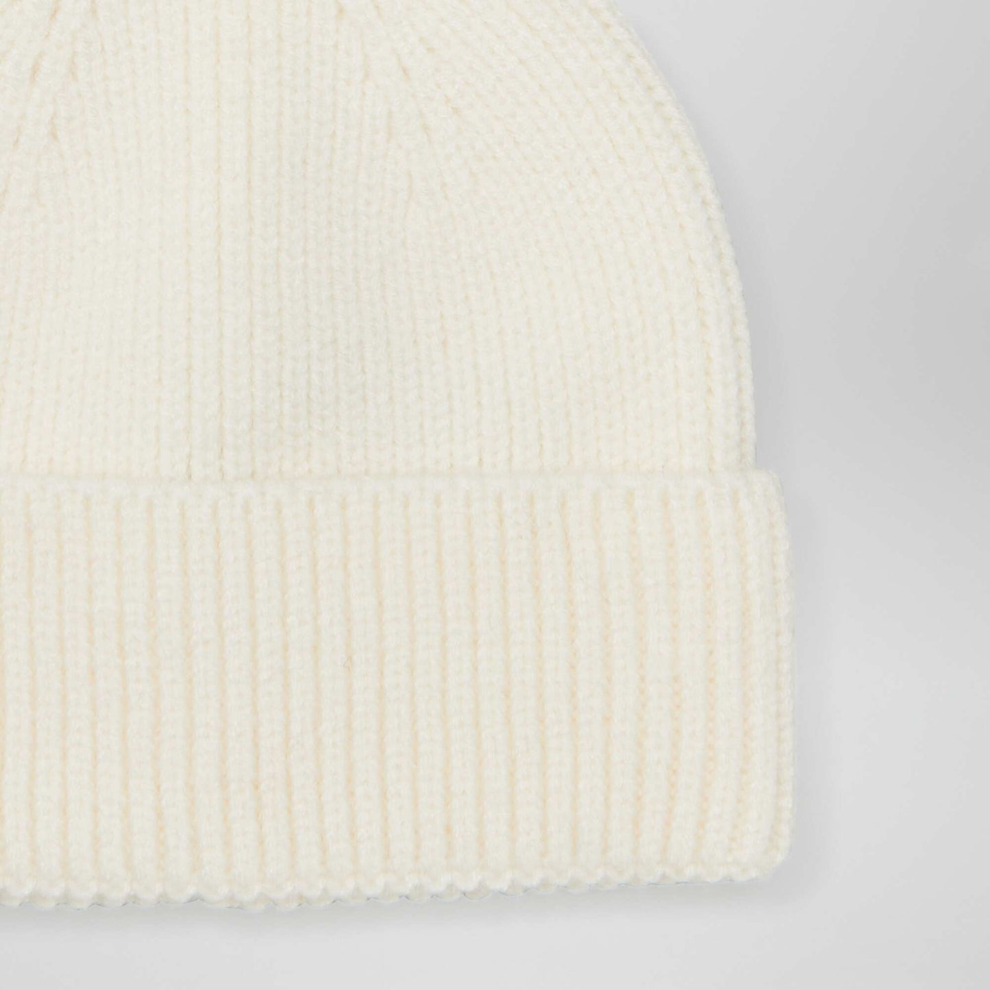 Knit hat WHITE