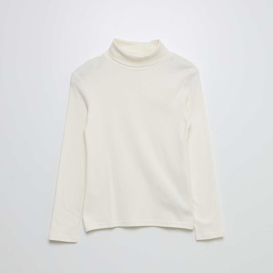 Plain undersweater WHITE