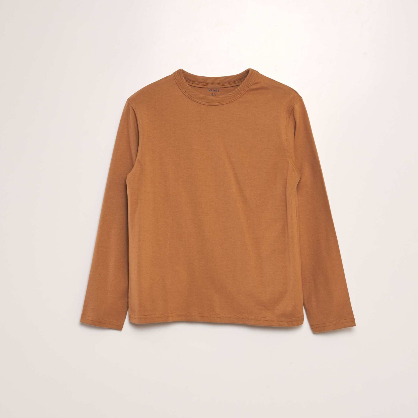 Thick jersey knit T-shirt - Tough CottonT BROWN