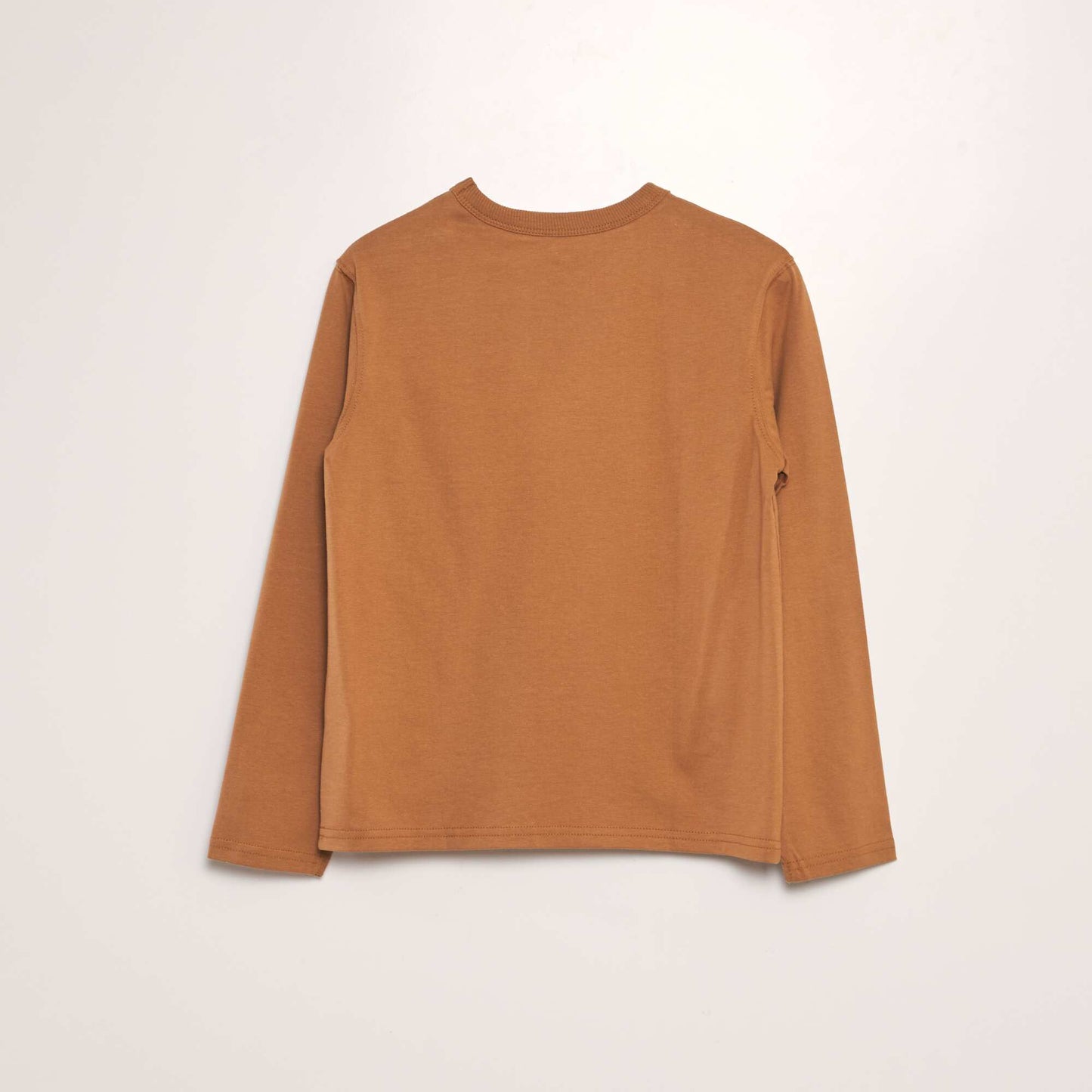 Thick jersey knit T-shirt - Tough CottonT BROWN