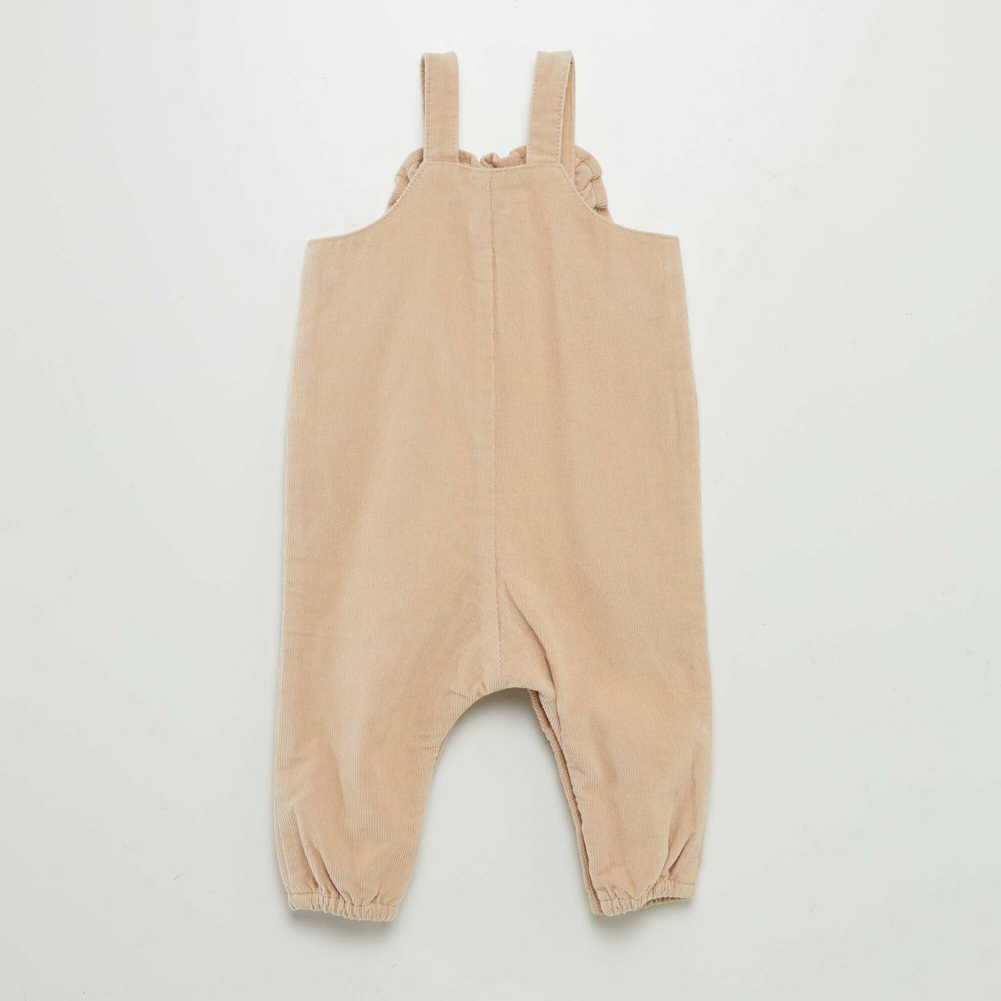 Corduroy dungarees BEIGE