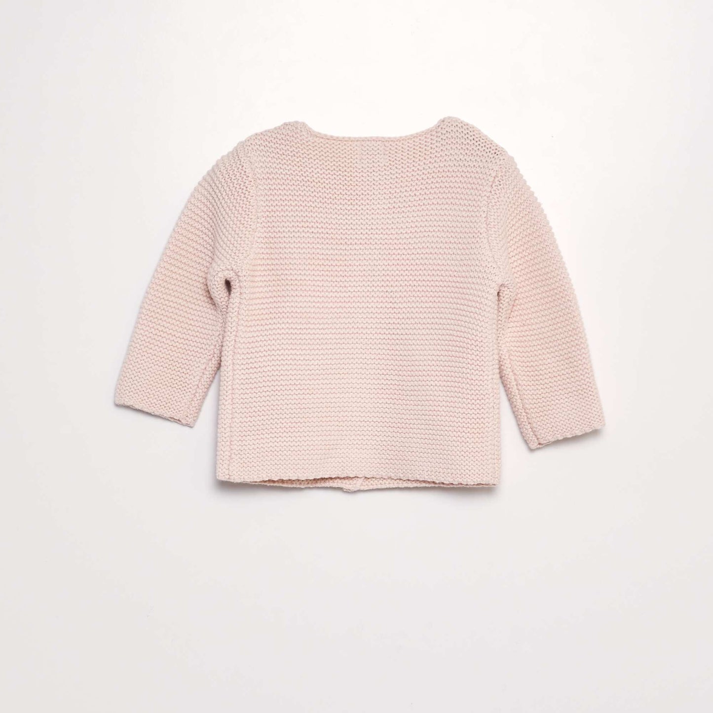 Plain knit cardigan PINK