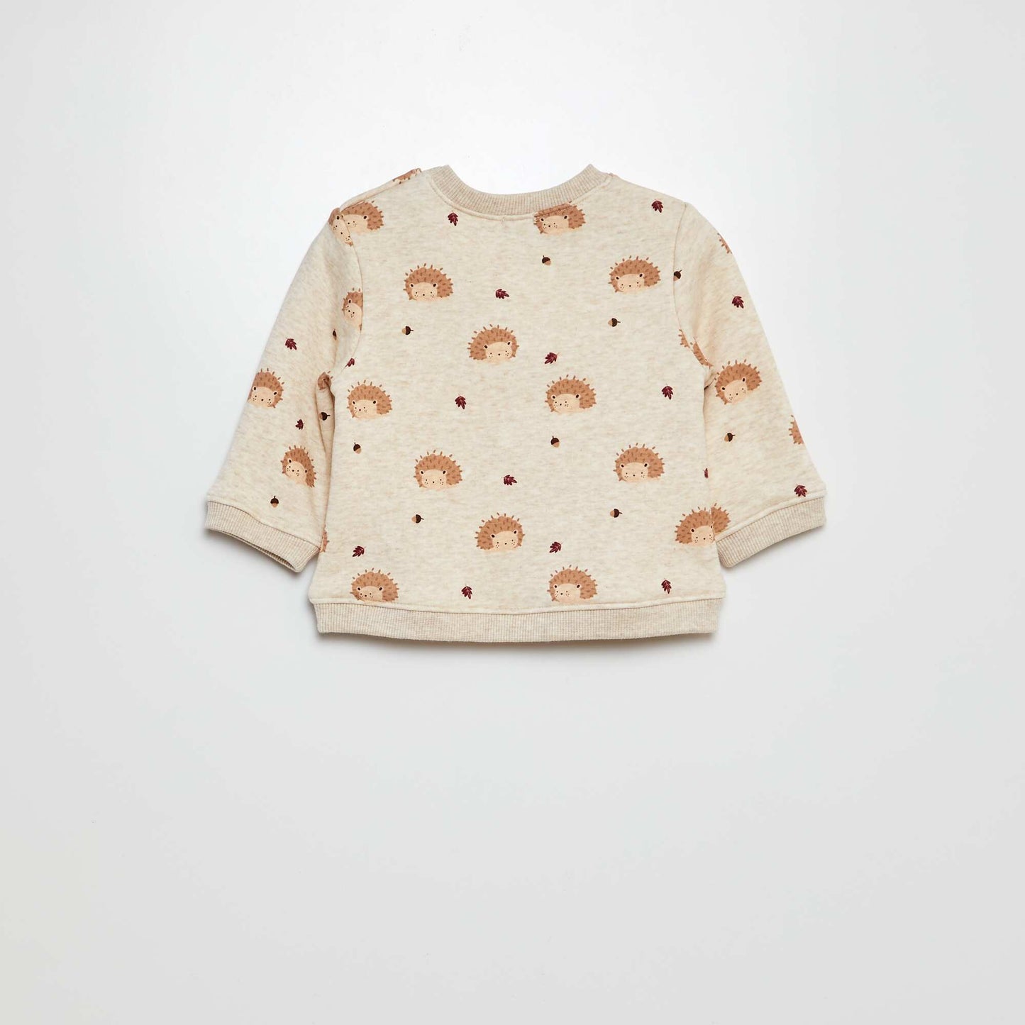 Printed sweatshirt BEIGE